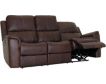 Flexsteel Henry Brown Leather Power Recline Sofa small image number 3