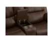 Flexsteel Industries Inc Henry Burnt Umber Leather Power Reclining Loveseat with Console small image number 7