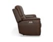 Flexsteel Industries Inc Henry Burnt Umber Leather Power Reclining Loveseat with Console small image number 8