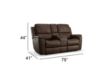 Flexsteel Industries Inc Henry Burnt Umber Leather Power Reclining Loveseat with Console small image number 10