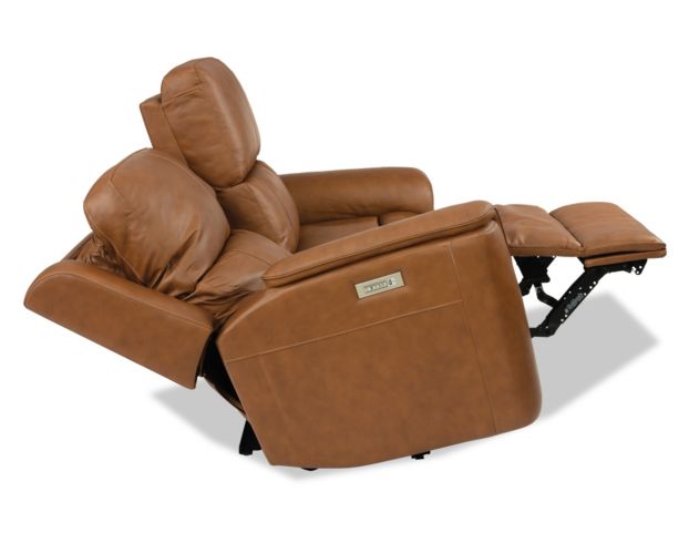 Flexsteel Henry Caramel Leather Power Reclining Loveseat large image number 3