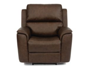 Flexsteel Henry Burnt Umber Leather Power Recliner