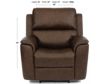 Flexsteel Henry Brown Leather Power Recliner small image number 4