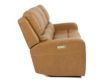 Flexsteel Aiden Amber Leather Power Headrest Sofa small image number 4