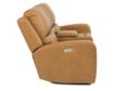 Flexsteel Aiden Amber Leather Power Loveseat with Console small image number 4