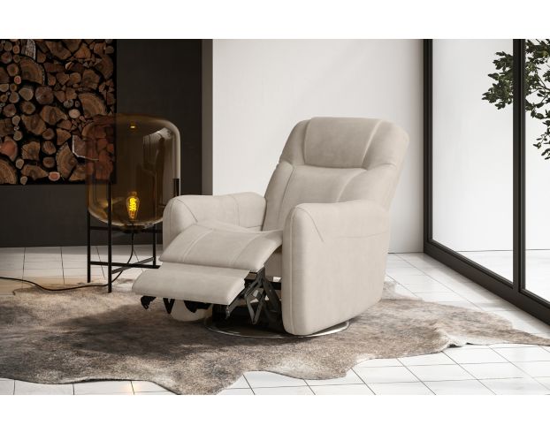 Flex outlet back recliner