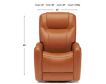 Flexsteel Degree Saddle 100% Leather Power Swivel Recliner small image number 5