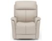 Flexsteel View Dove 100% Leather Power Swivel Recliner small image number 1