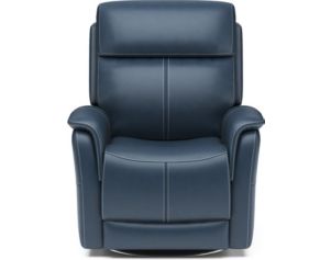 Flexsteel View Ocean 100% Leather Power Swivel Recliner