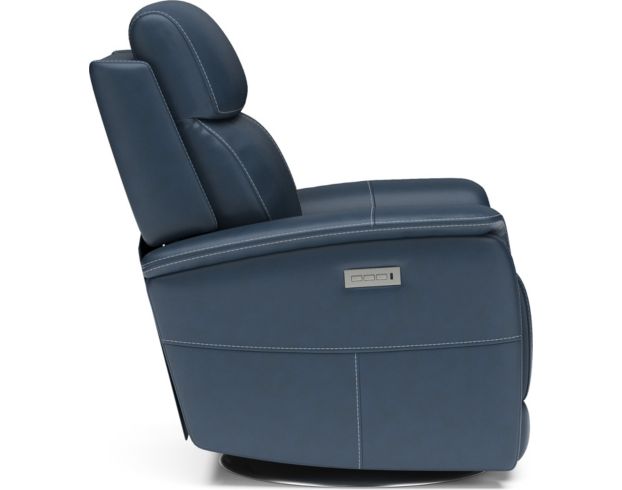 Flexsteel View Ocean Genuine Leather Power Swivel Recliner large image number 3