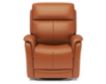 Flexsteel View Saddle 100% Leather Power Swivel Recliner small image number 1
