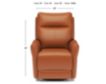 Flexsteel Spin Saddle Leather Power Swivel Recliner small image number 5