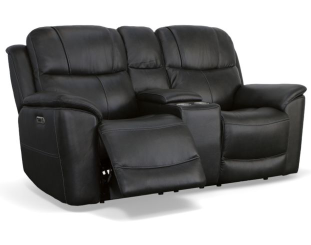 Flexsteel Crew Raven Power Reclining Loveseat with Console large image number 2