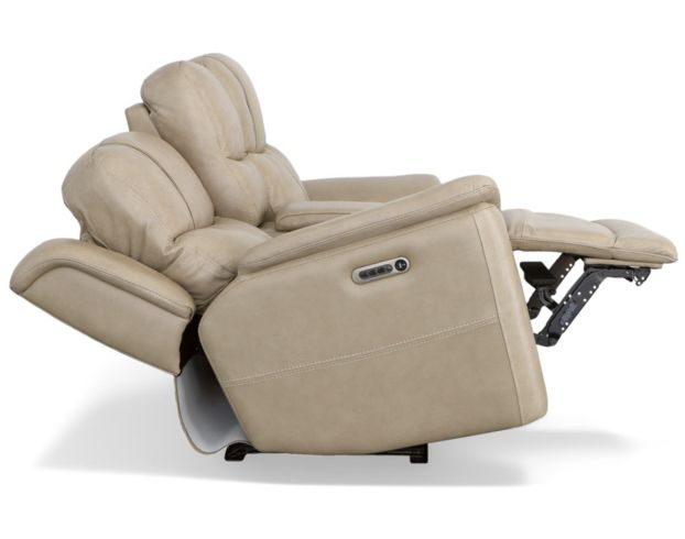 Flexsteel Crew Pebble Power Reclining Loveseat with Console large image number 4