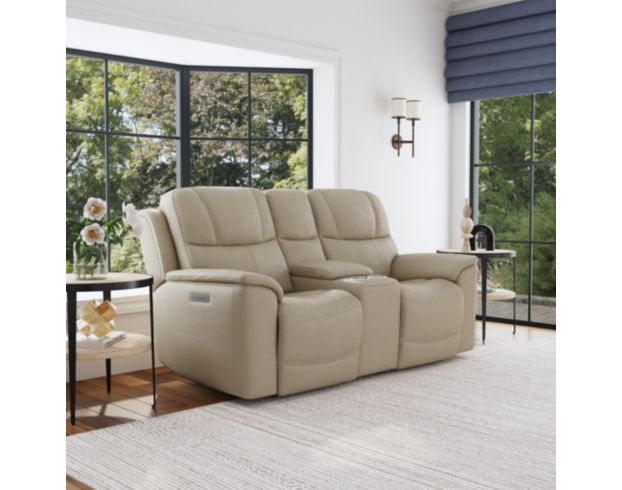 Flexsteel Crew Pebble Power Reclining Loveseat with Console large image number 10