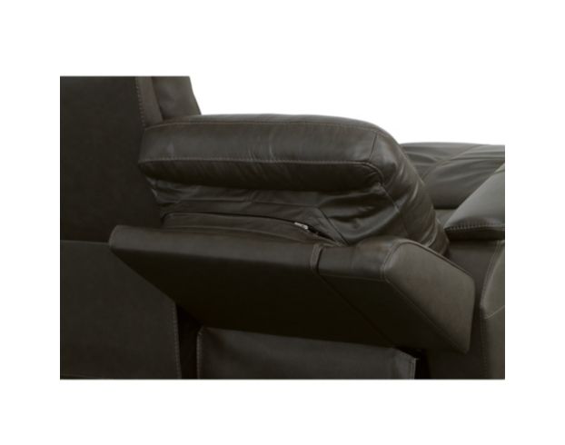 Flexsteel Odell Gray Leather Power Reclining Sofa large image number 6