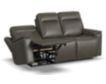 Flexsteel Odell Gray Leather Power Reclining Sofa small image number 8