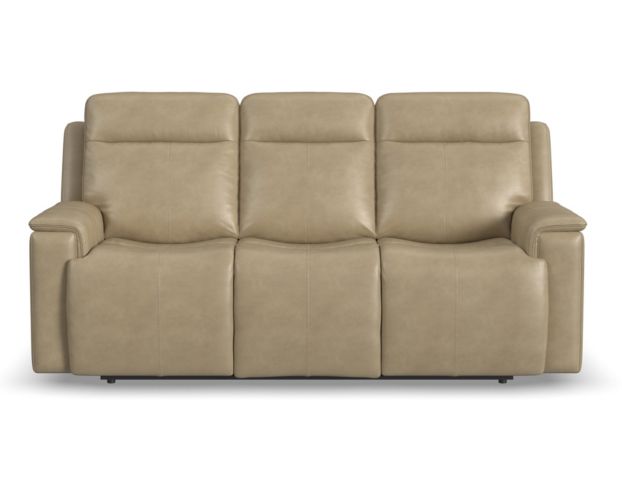 Flexsteel Odell Stone Leather Power Reclining Sofa large image number 1