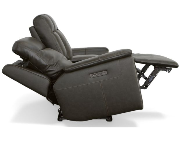 Flexsteel Odell Gray Power Reclining Loveseat with Console large image number 6