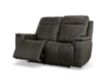 Flexsteel Odell Gray Leather Power Reclining Loveseat small image number 2