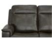 Flexsteel Odell Gray Leather Power Reclining Loveseat small image number 4