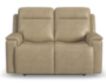 Flexsteel Odell Stone Leather Power Reclining Loveseat small image number 1