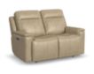 Flexsteel Odell Stone Leather Power Reclining Loveseat small image number 2