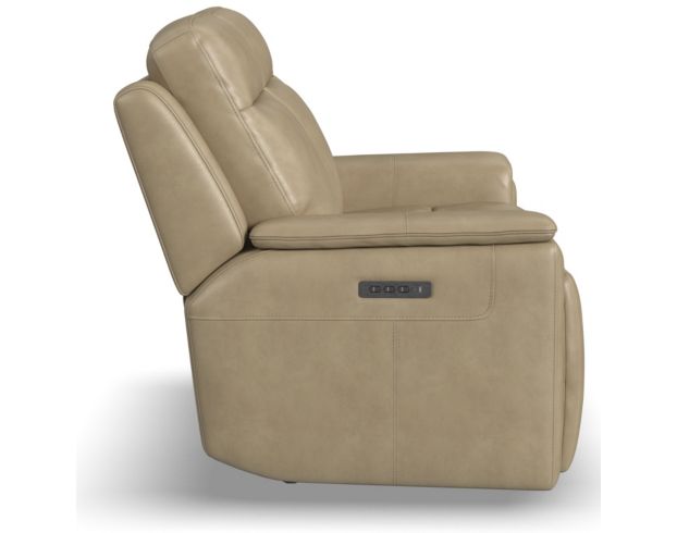 Flexsteel Odell Stone Leather Power Reclining Loveseat large image number 5