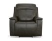 Flexsteel Odell Gray Leather Power Recliner small image number 1