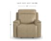 Flexsteel Odell Stone Leather Power Recliner small image number 9