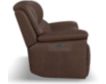 Flexsteel Jackson Brown Leather Power Headrest Sofa small image number 3