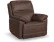 Flexsteel Jackson Brown Leather Power Recliner small image number 2