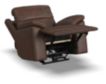 Flexsteel Jackson Brown Leather Power Recliner small image number 3