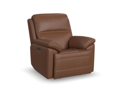 Flexsteel Jackson Whiskey Leather Power Recliner