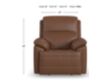 Flexsteel Jackson Whiskey Leather Power Recliner small image number 8