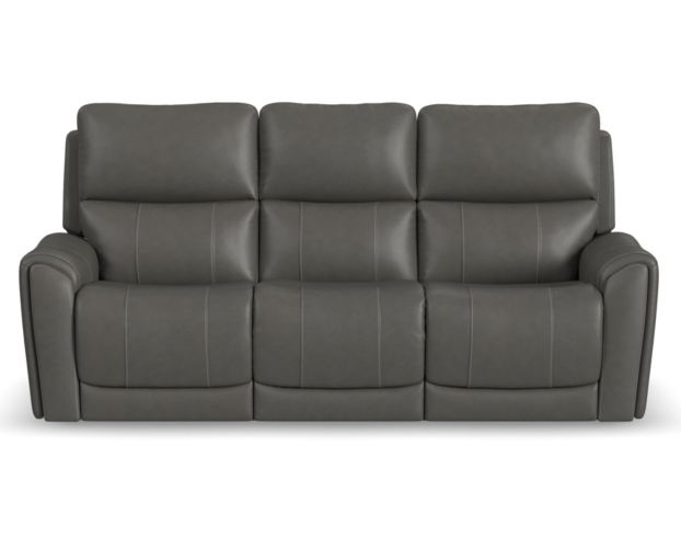 Flexsteel Carter Smoke Power Reclining Sofa with Drop Down Console large image number 1