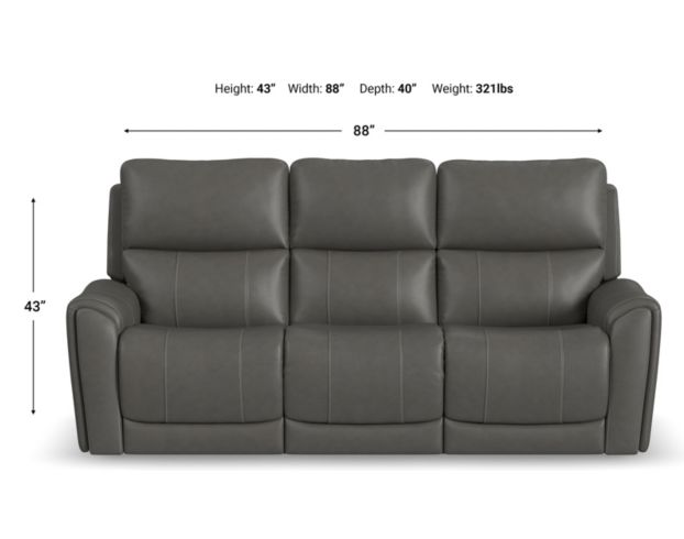 Flexsteel Carter Power Reclining Sofa large image number 8