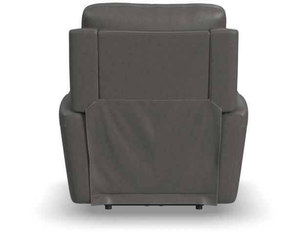 Flexsteel Latitudes Carter Power Recliner with Power Headrest Lumbar in Smoke 1587 50PH 886 02