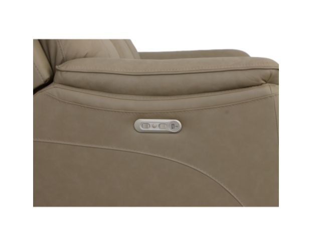 Flexsteel Fallon Taupe Leather Power Reclining Sofa large image number 6
