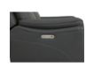 Flexsteel Fallon Gray Leather Power Loveseat small image number 7