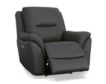 Flexsteel Fallon Gray Leather Power Recliner small image number 2