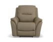 Flexsteel Fallon Taupe Leather Power Recliner small image number 1