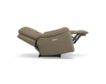 Flexsteel Fallon Taupe Leather Power Recliner small image number 4