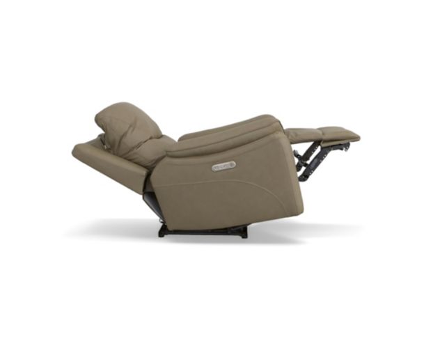 Flexsteel Fallon Taupe Leather Power Recliner large image number 5