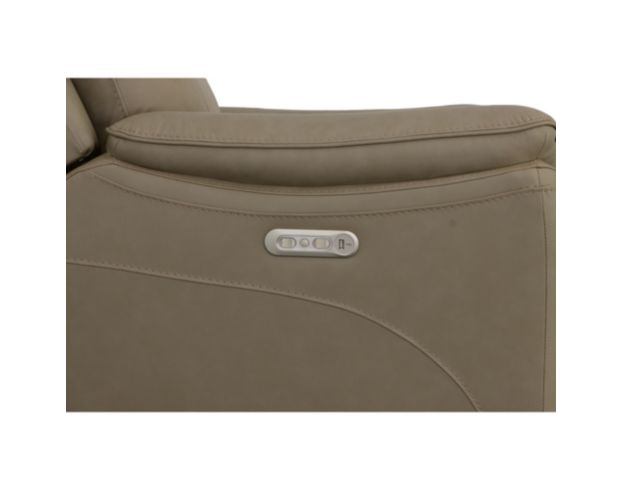 Flexsteel Fallon Taupe Leather Power Recliner large image number 6