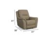 Flexsteel Fallon Taupe Leather Power Recliner small image number 10