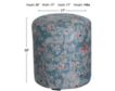 Flexsteel Sullivan Floral Pouf Ottoman small image number 5