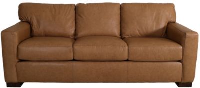 Flexsteel Bryant 100% Leather Sofa | Homemakers