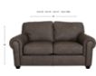 Flexsteel Carson 100% Leather Loveseat small image number 6