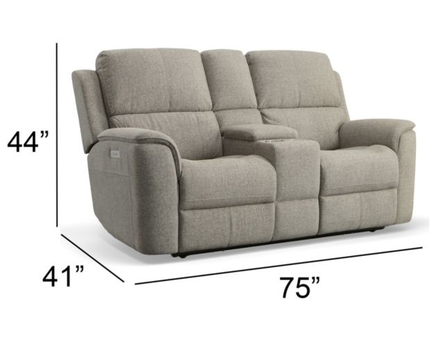 Flexsteel Henry Power Reclining Loveseat with Console large image number 11